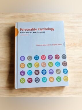 NEW Personality Psychology Foundations and Findings Canadian Edition Textbook